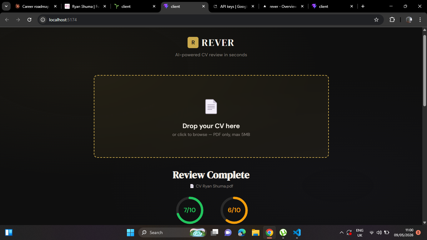 REVER AI CV Reviewer
